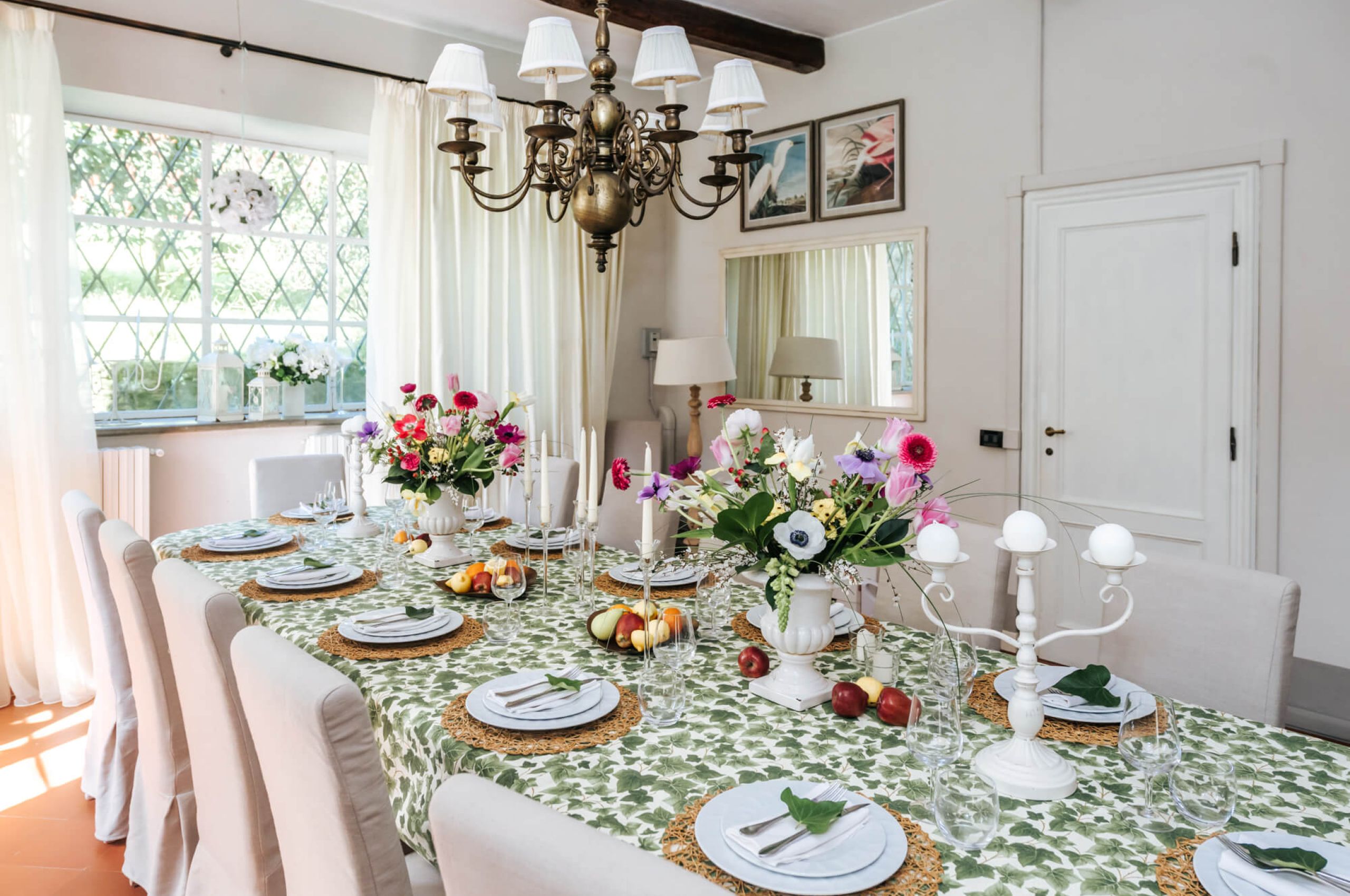 Salone da pranzo di Villa Elizabeth